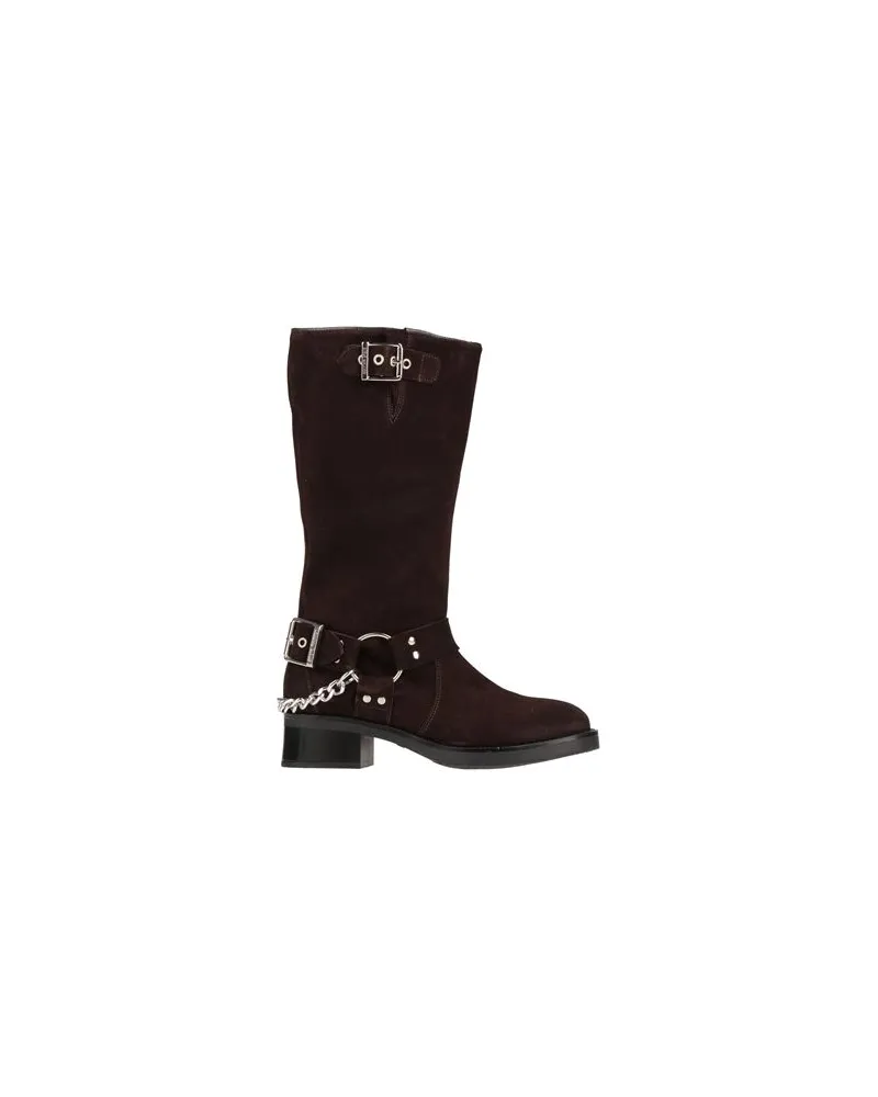 Steve Madden SCHUHE - Stiefelauf YOOX.COM Dunkelbraun