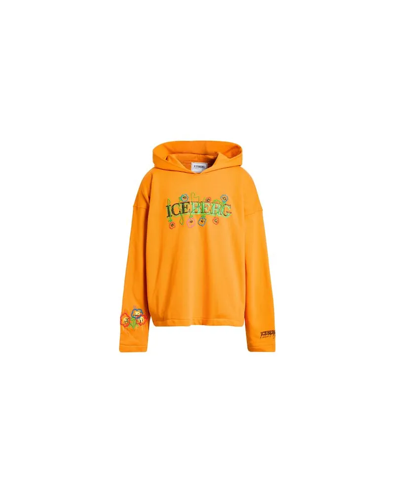 Iceberg X KAILAND O. MORRIS - TOPS - Sweatshirtsauf YOOX.COM Orange