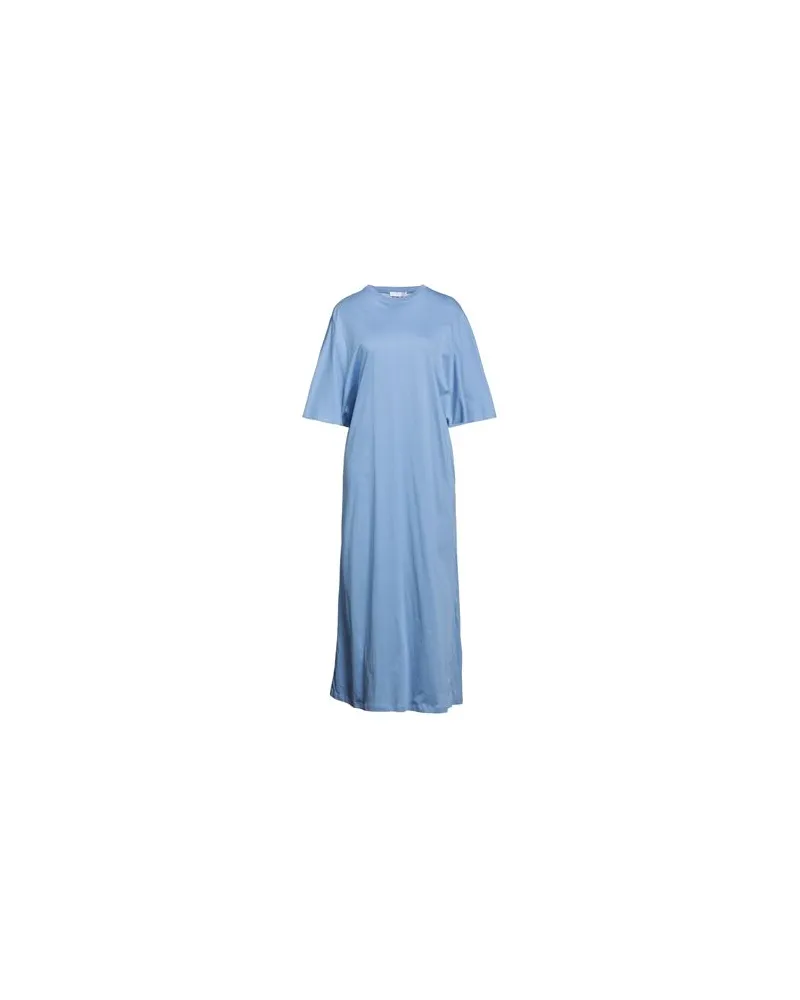 DOUUOD KLEIDER - Maxi-Kleiderauf YOOX.COM Taubenblau