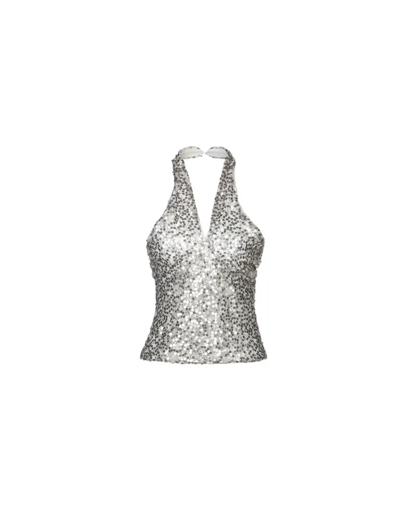 Manila Grace TOPS - Topsauf YOOX.COM Hellgrau