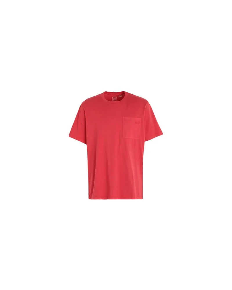 Levi's SEASONAL POCKET TEE  - TOPS - T-shirtsauf YOOX.COM Rot
