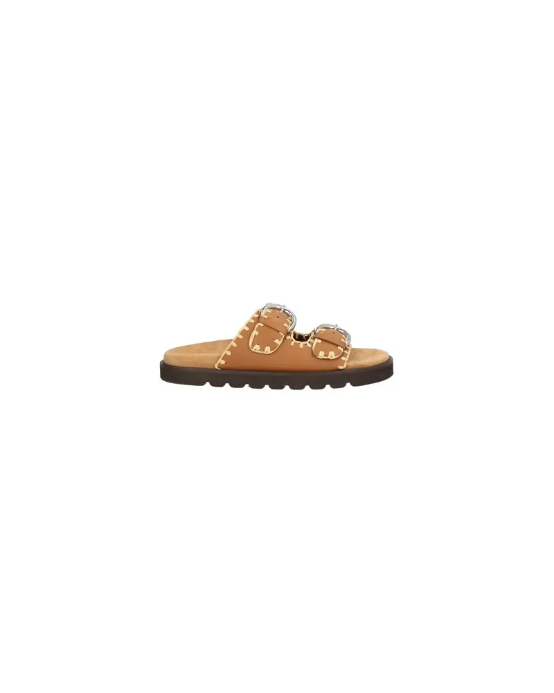 Max Mara SCHUHE - Sandalenauf YOOX.COM Hellbraun
