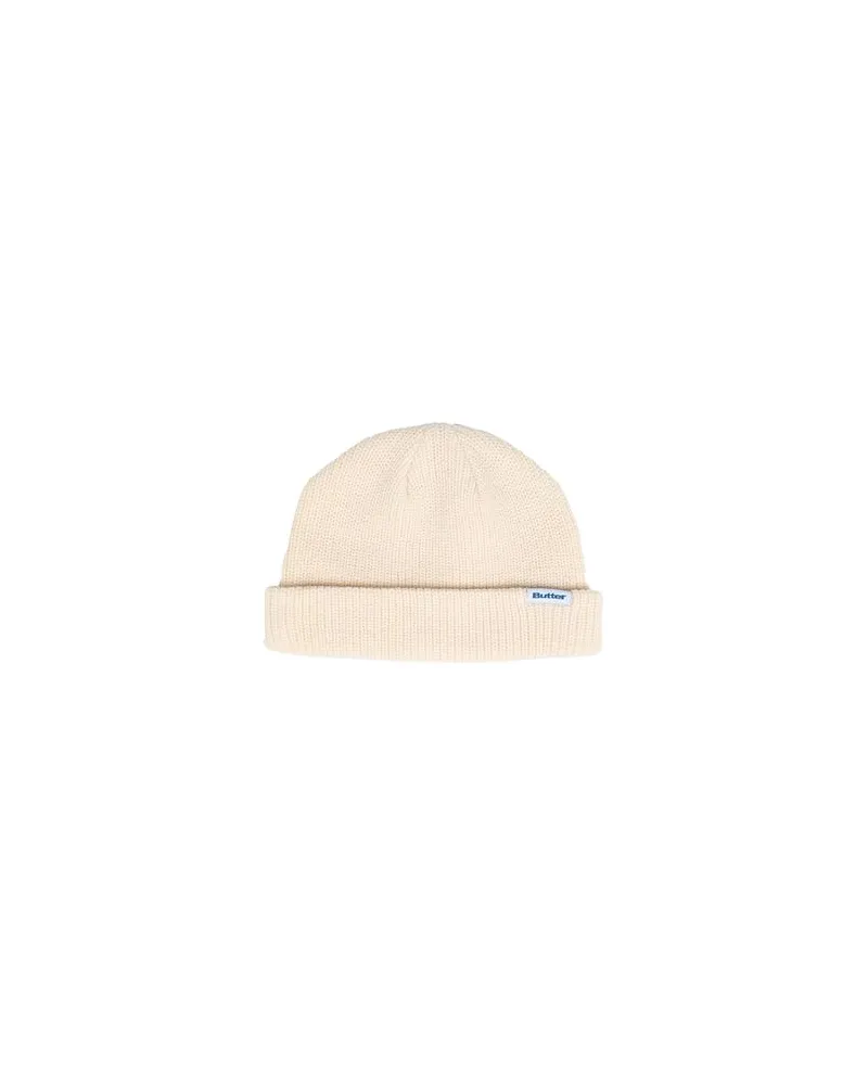 Butter Goods Wharfie Beanie  - Wharfie Beanie - ACCESSOIRES - Mützen & Hüteauf YOOX.COM Cremeweiß