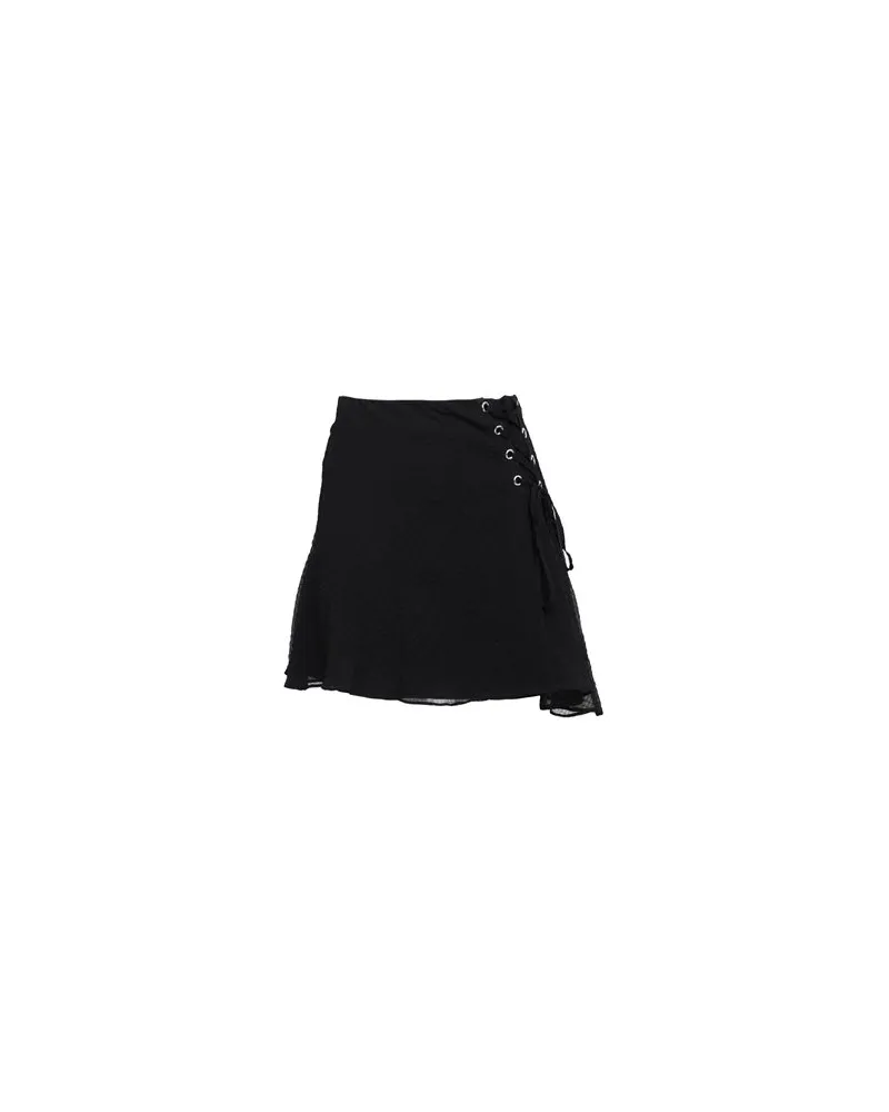 EDITED Oralia Skirt   - HOSEN & RÖCKE - Miniröckeauf YOOX.COM Schwarz