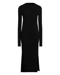 THOM KROM Midi-Kleid Schwarz