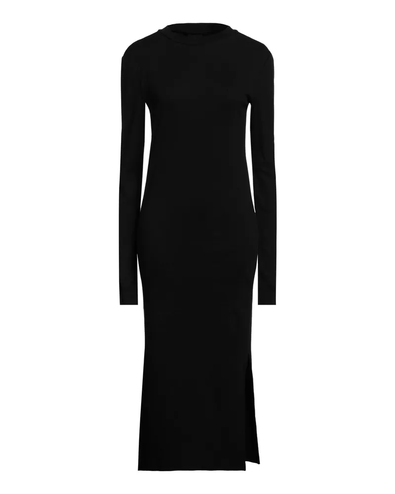 THOM KROM Midi-Kleid Schwarz