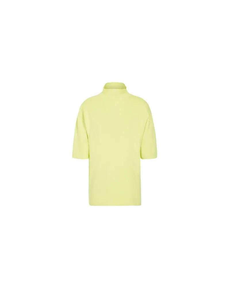 8 by Yoox KNIT OVERSIZED FIT SHORT SLEEVES TURTLE-NECK  - STRICKWAREN - Rollkragenpulloverauf YOOX.COM Gelb