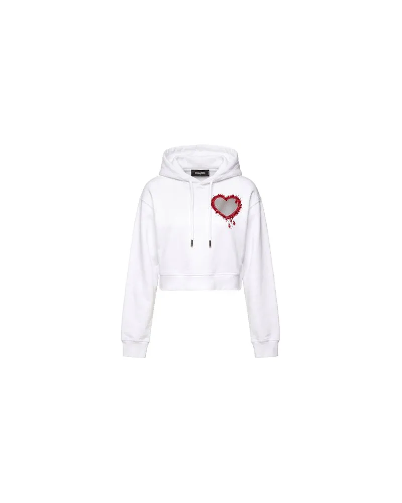Dsquared2 TOPS - Sweatshirtsauf YOOX.COM Weiß