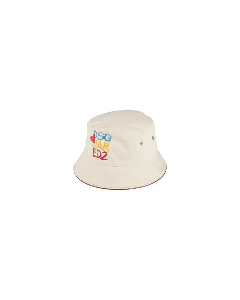 Dsquared2 ACCESSOIRES - Mützen & Hüteauf YOOX.COM Elfenbein