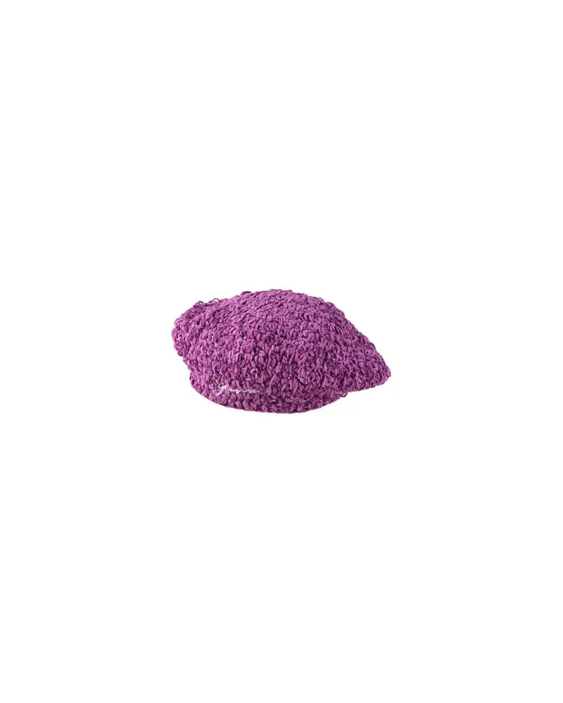 Ganni ACCESSOIRES - Mützen & Hüteauf YOOX.COM Purpur