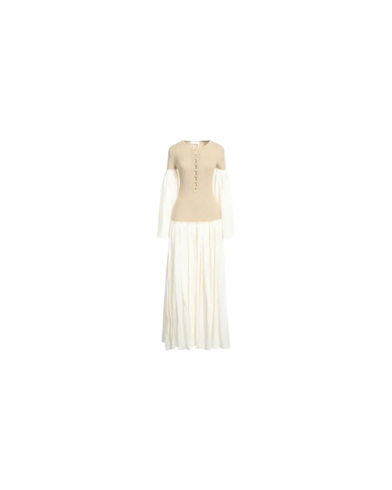 Chloé KLEIDER - Maxi-Kleiderauf YOOX.COM Beige