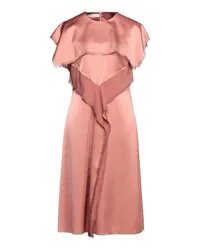 Cédric Charlier Midi-Kleid Altrosa