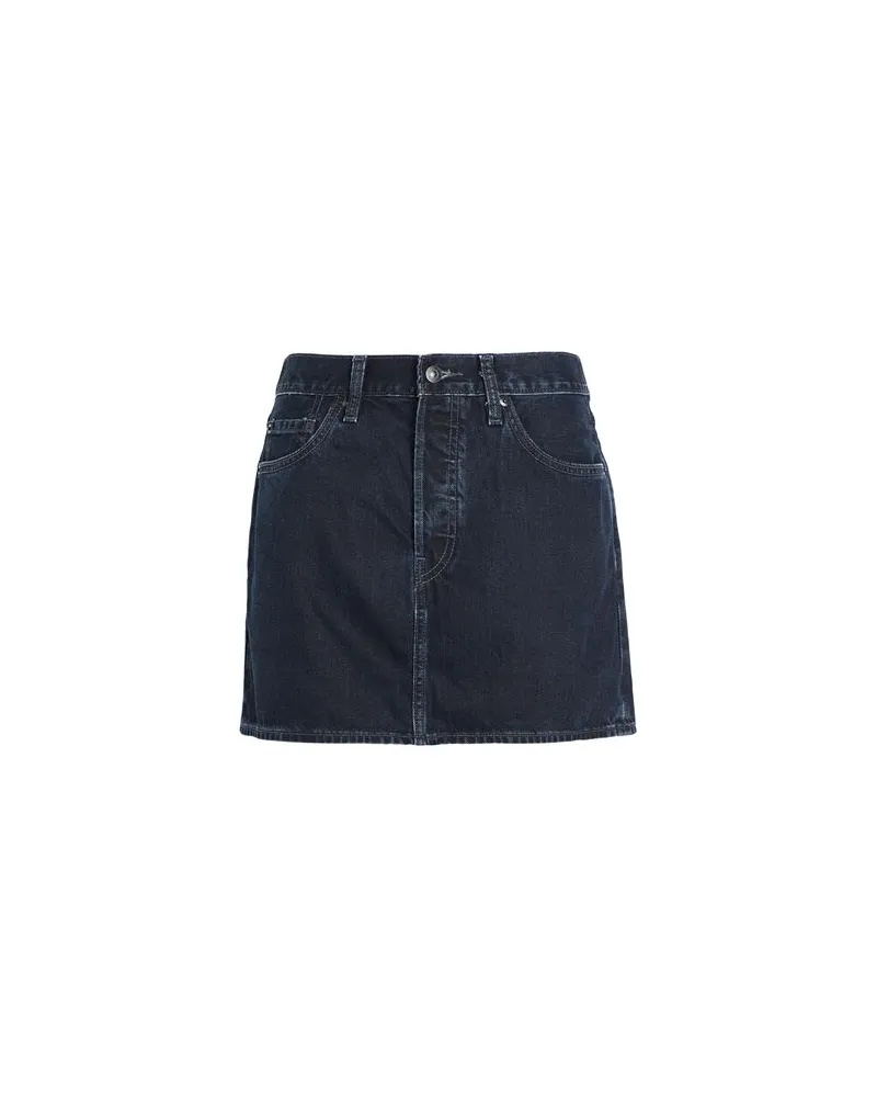 Levi's WELLTHREAD ICON SKIRT BLACKS  - HOSEN & RÖCKE - Jeansröckeauf YOOX.COM Blau