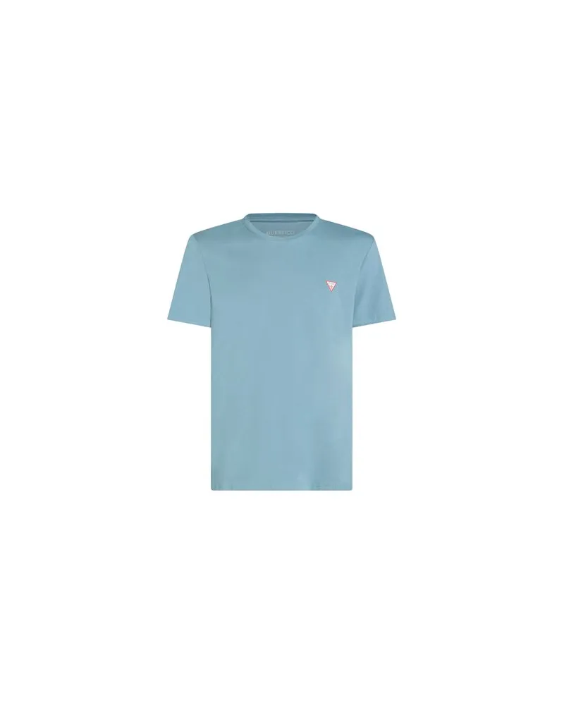 Guess TOPS - T-shirtsauf YOOX.COM Taubenblau
