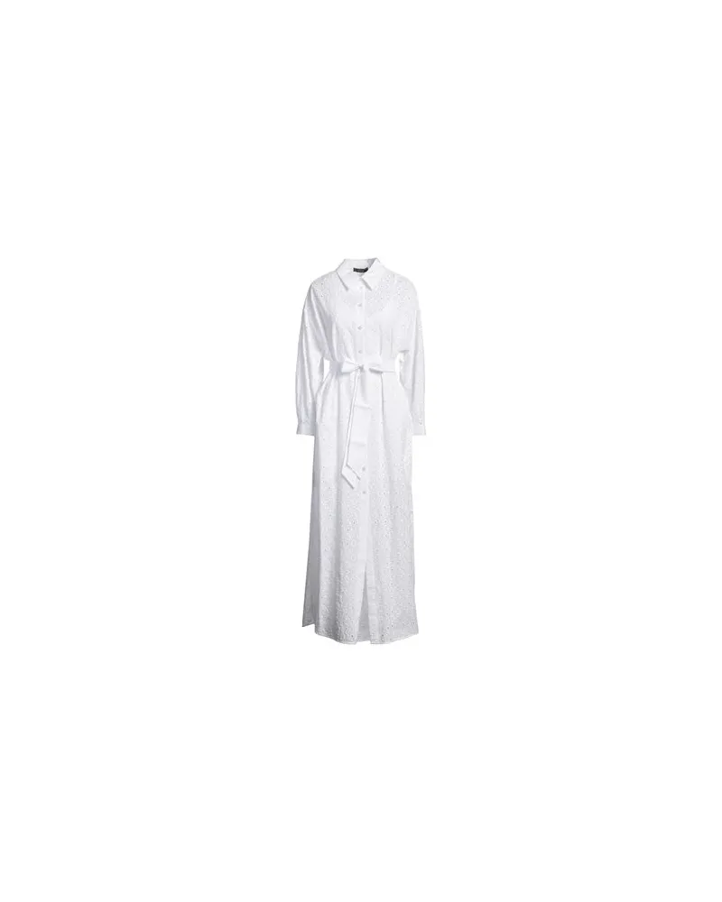 Actitude by Twinset KLEIDER - Maxi-Kleiderauf YOOX.COM Weiß