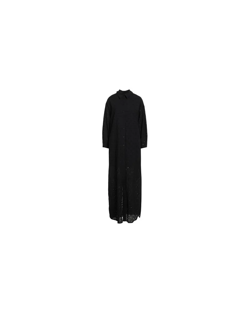 Actitude by Twinset KLEIDER - Maxi-Kleiderauf YOOX.COM Schwarz