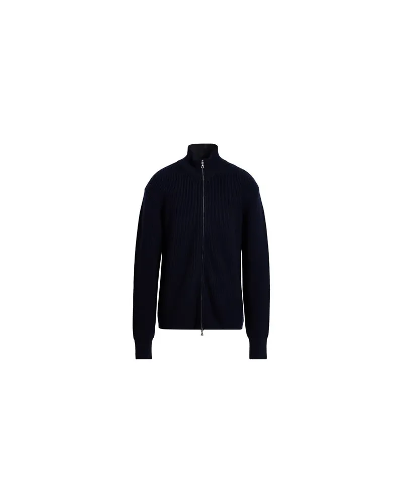 Officine Generale STRICKWAREN - Strickjackenauf YOOX.COM Marineblau