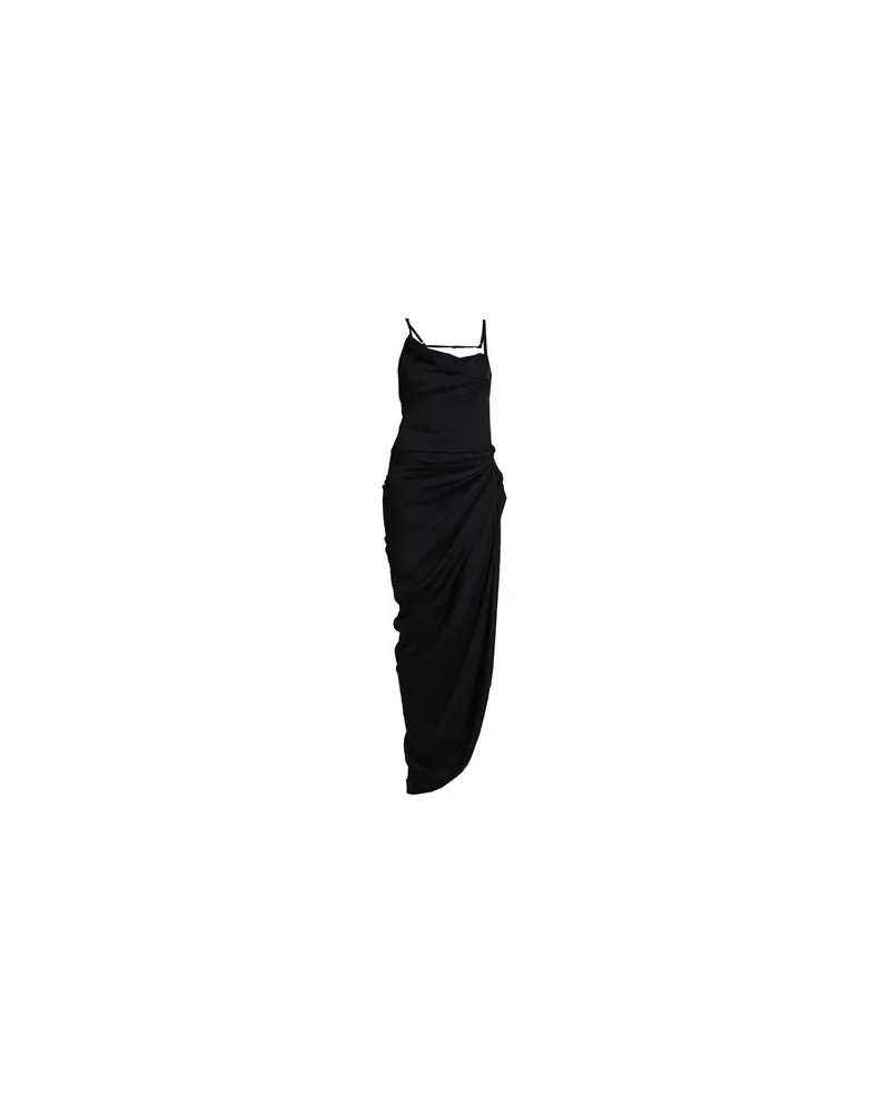 Jacquemus KLEIDER - Maxi-Kleiderauf YOOX.COM Schwarz