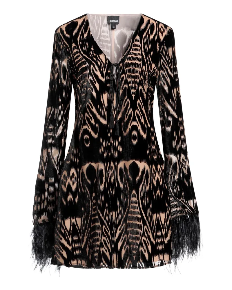 Just Cavalli Mini-Kleid Schwarz