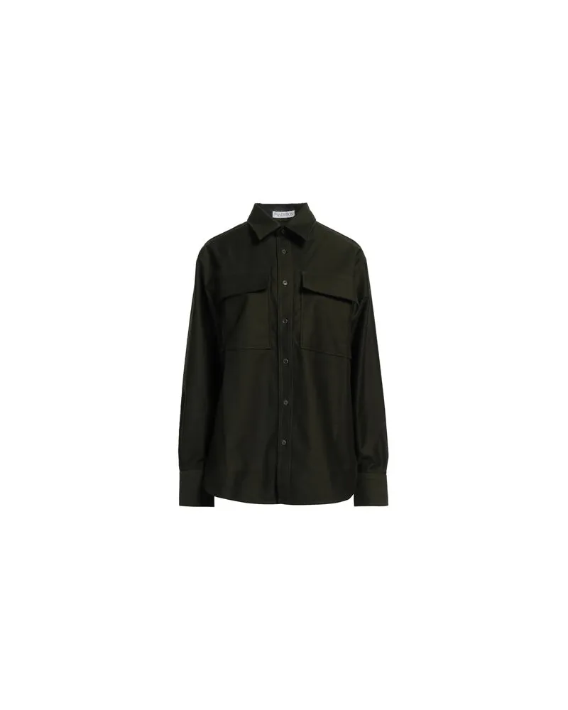 J.W.Anderson TOPS - Hemdenauf YOOX.COM Militärgrün