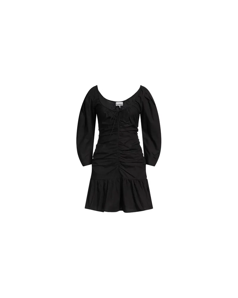 Ganni KLEIDER - Mini-Kleiderauf YOOX.COM Schwarz