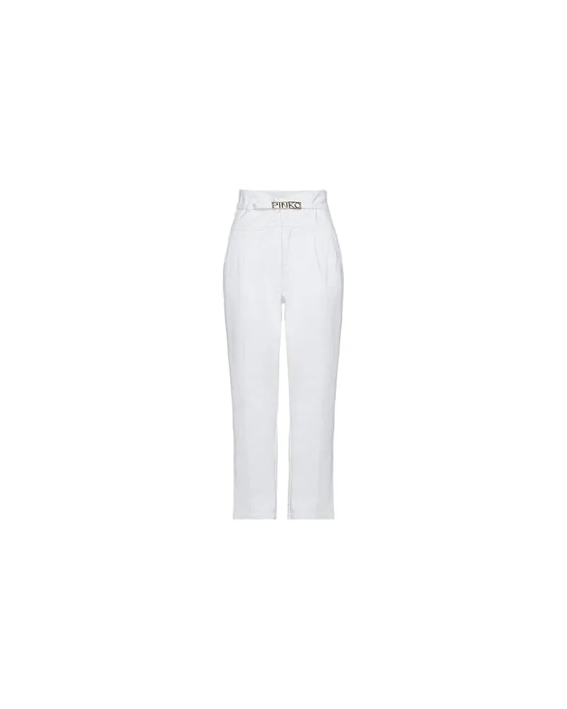 Pinko HOSEN & RÖCKE - Hosenauf YOOX.COM Weiß