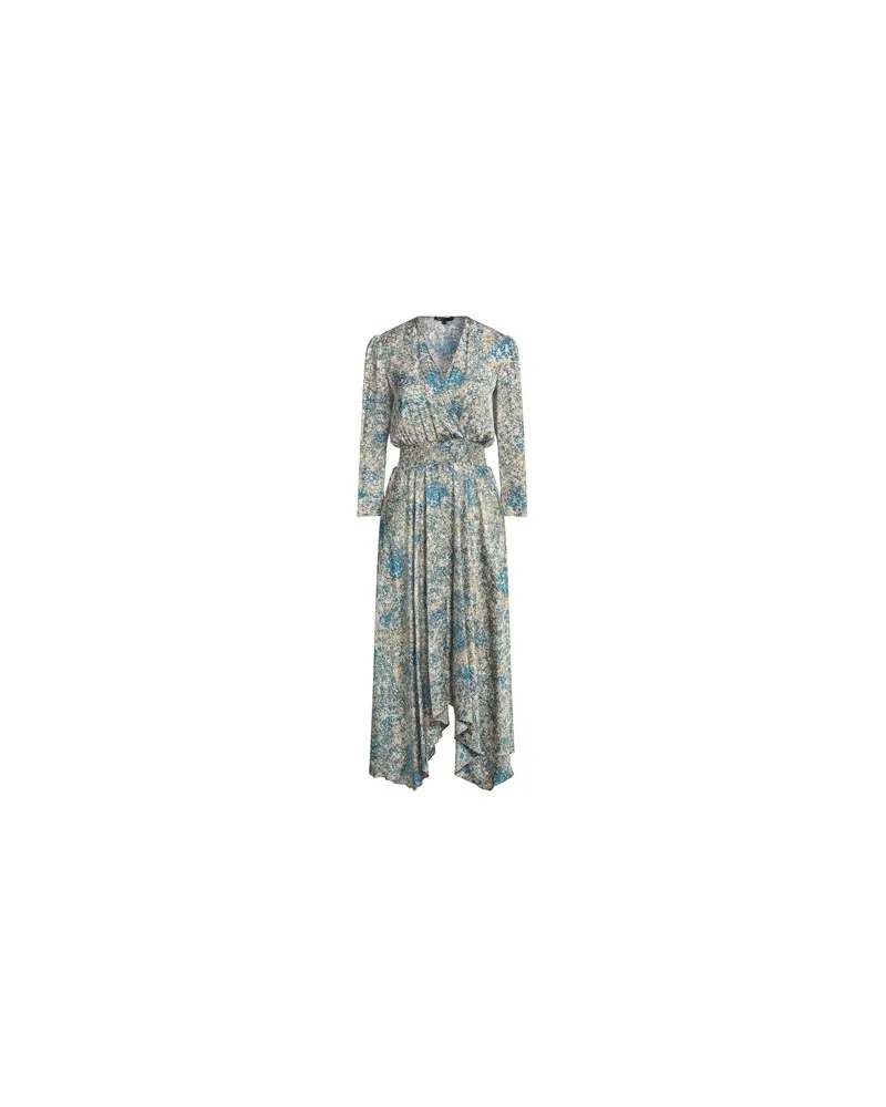 Maje KLEIDER - Midi-Kleiderauf YOOX.COM Azurblau