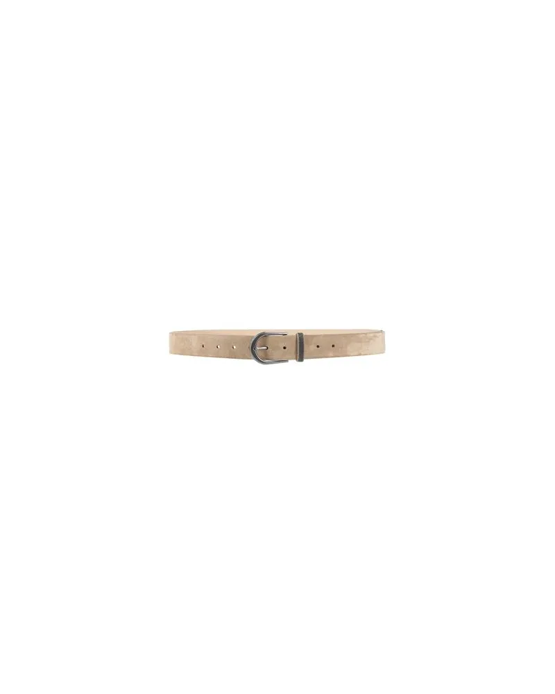 Brunello Cucinelli Kleinlederwaren - Gürtelauf YOOX.COM Sand