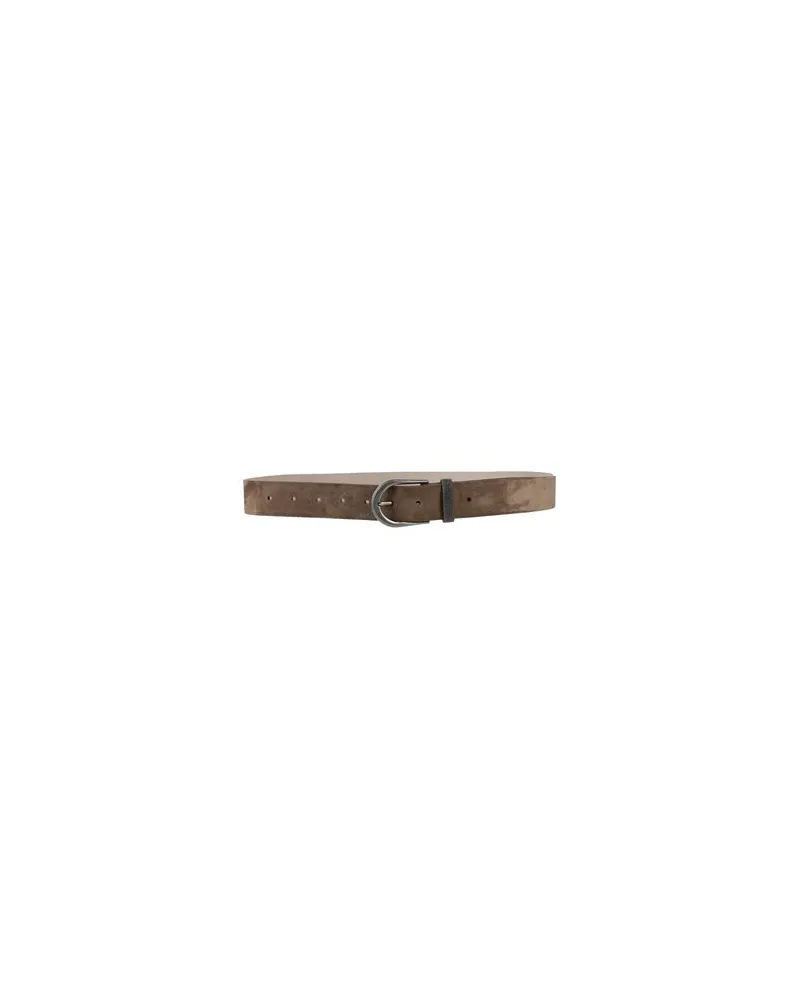 Brunello Cucinelli Kleinlederwaren - Gürtelauf YOOX.COM Khaki