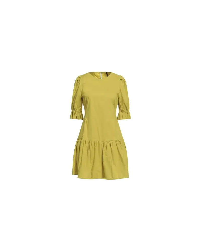 Manila Grace KLEIDER - Mini-Kleiderauf YOOX.COM Limettengrün