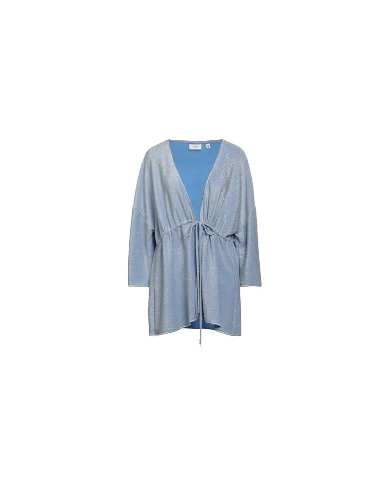 Guess STRICKWAREN - Strickjackenauf YOOX.COM Azurblau