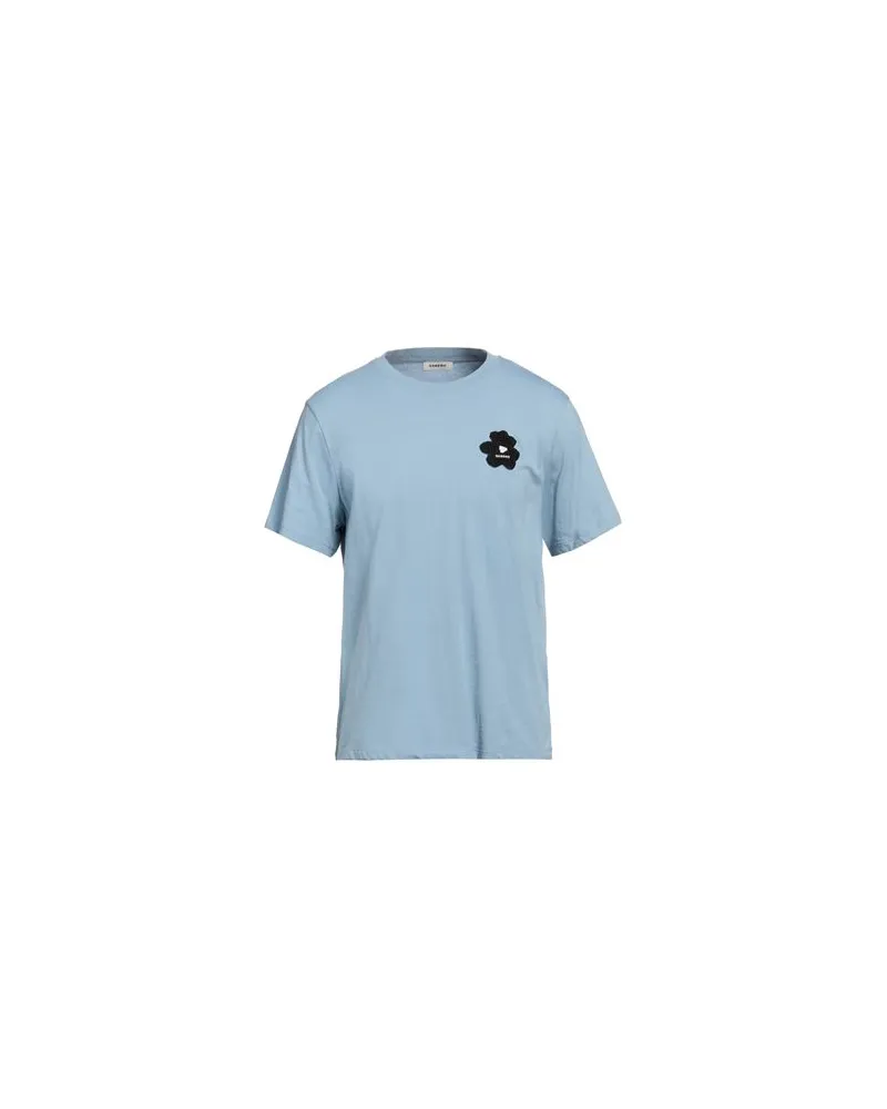Sandro TOPS - T-shirtsauf YOOX.COM Taubenblau