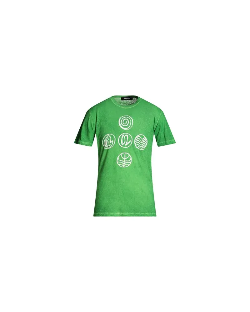 Dsquared2 TOPS - T-shirtsauf YOOX.COM Grün