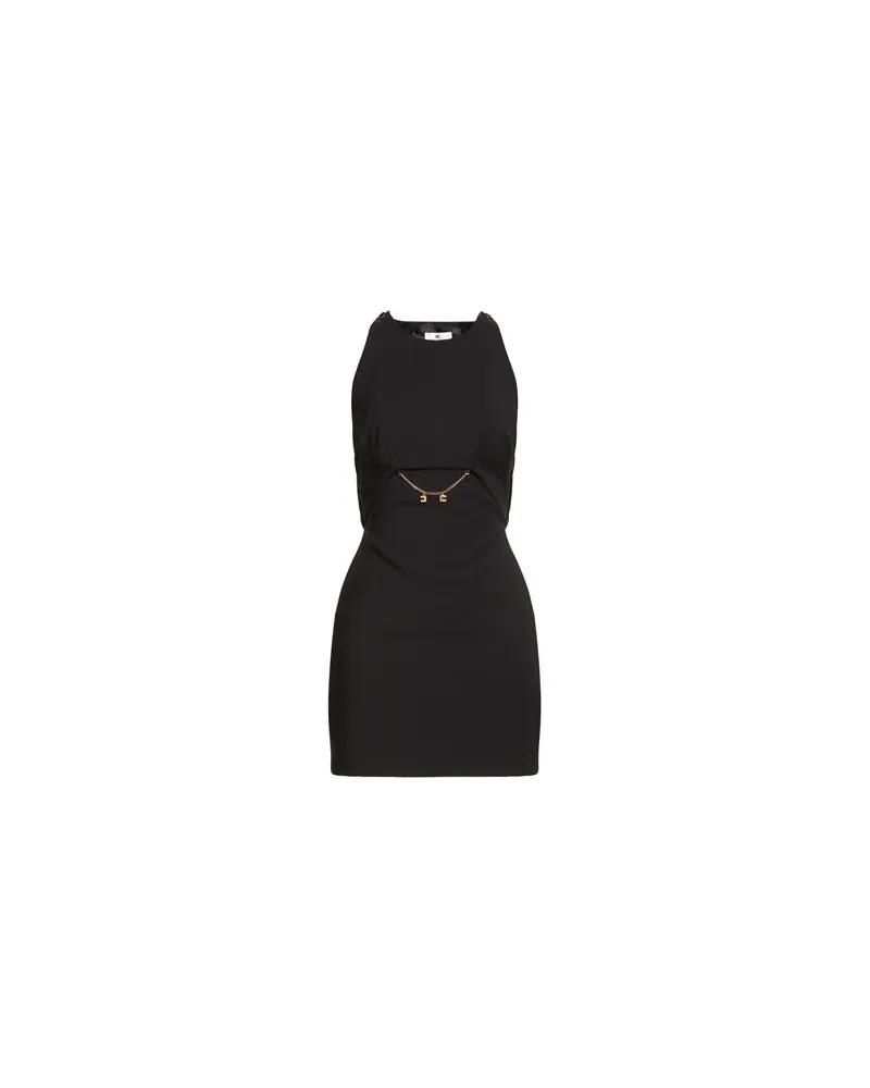 Elisabetta Franchi KLEIDER - Mini-Kleiderauf YOOX.COM Schwarz