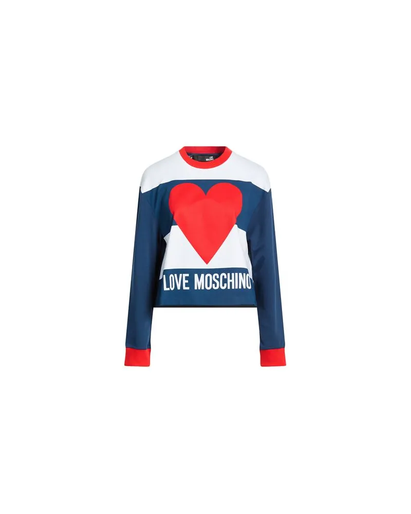 Moschino TOPS - Sweatshirtsauf YOOX.COM Taubenblau
