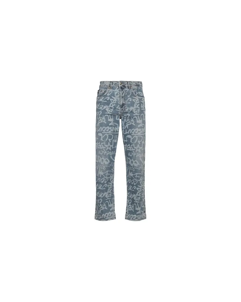 Versace Jeans HOSEN & RÖCKE - Jeanshosenauf YOOX.COM Blau