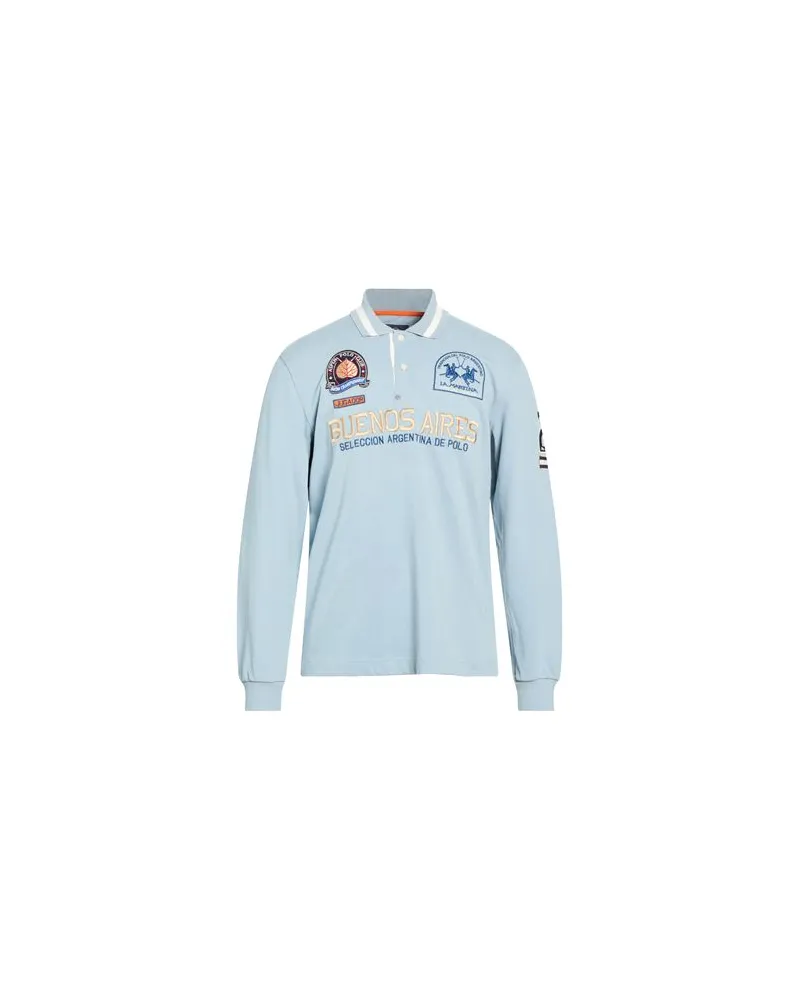 La Martina TOPS - Poloshirtsauf YOOX.COM Himmelblau