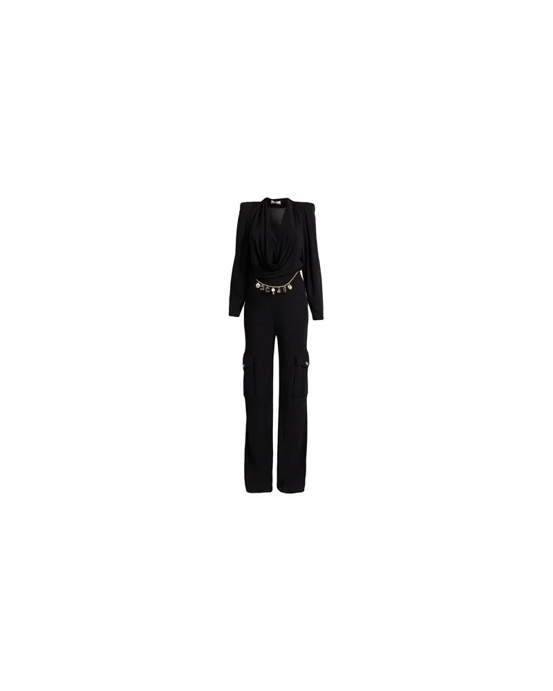 Elisabetta Franchi OVERALLS - Jumpsuitsauf YOOX.COM Schwarz