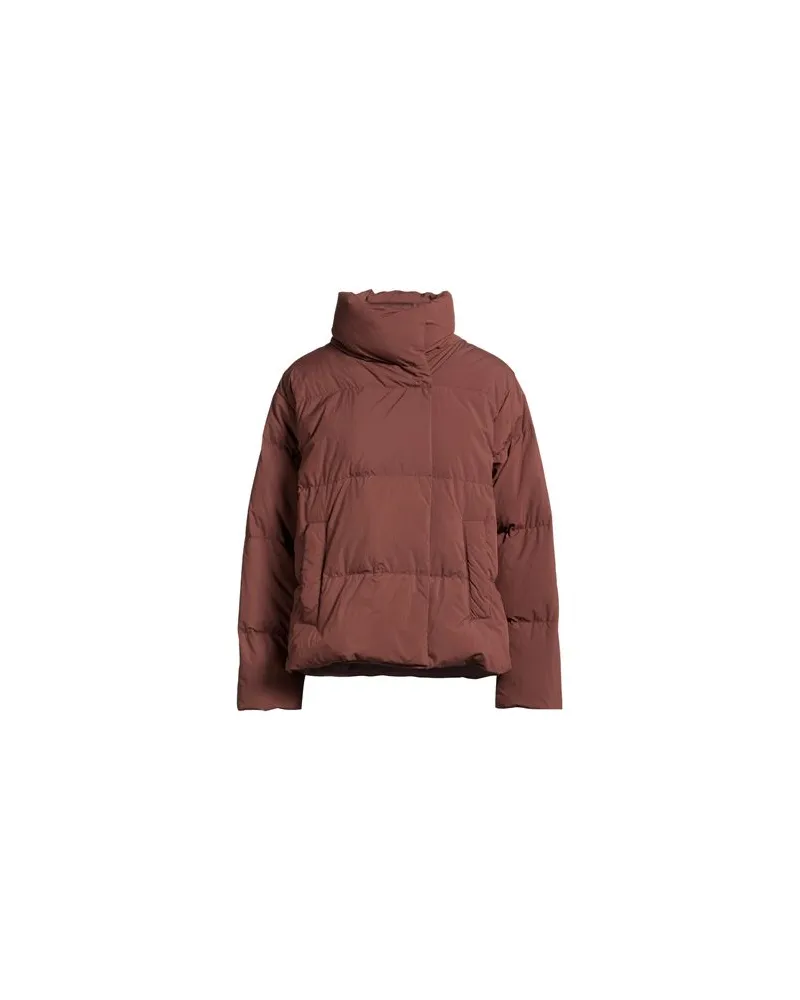 Max Mara JACKEN & MÄNTEL - Pufferjacken & Daunenjackenauf YOOX.COM Schokobraun