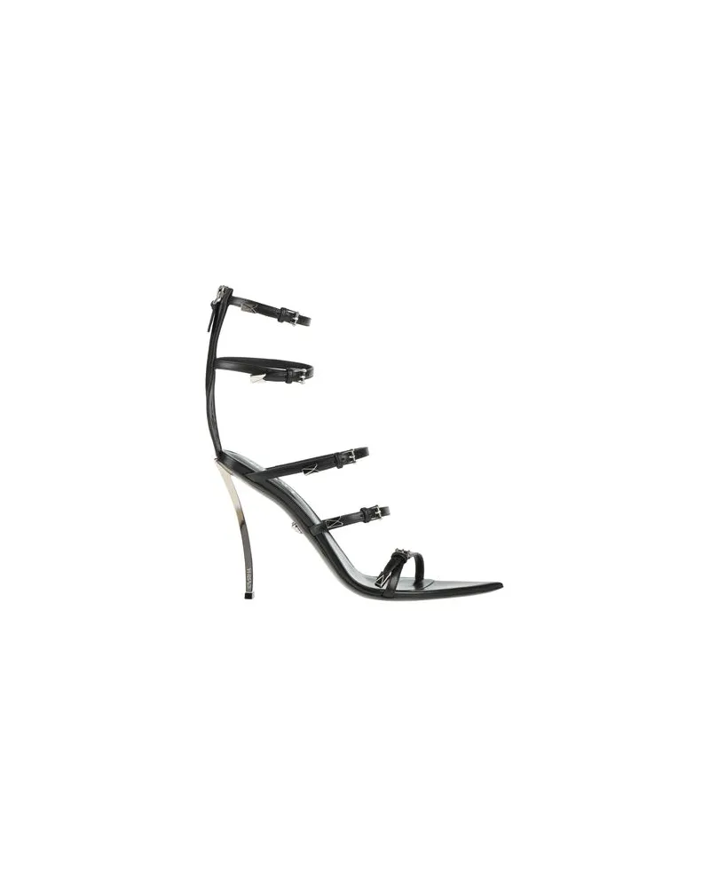 Versace SCHUHE - Sandalenauf YOOX.COM Schwarz