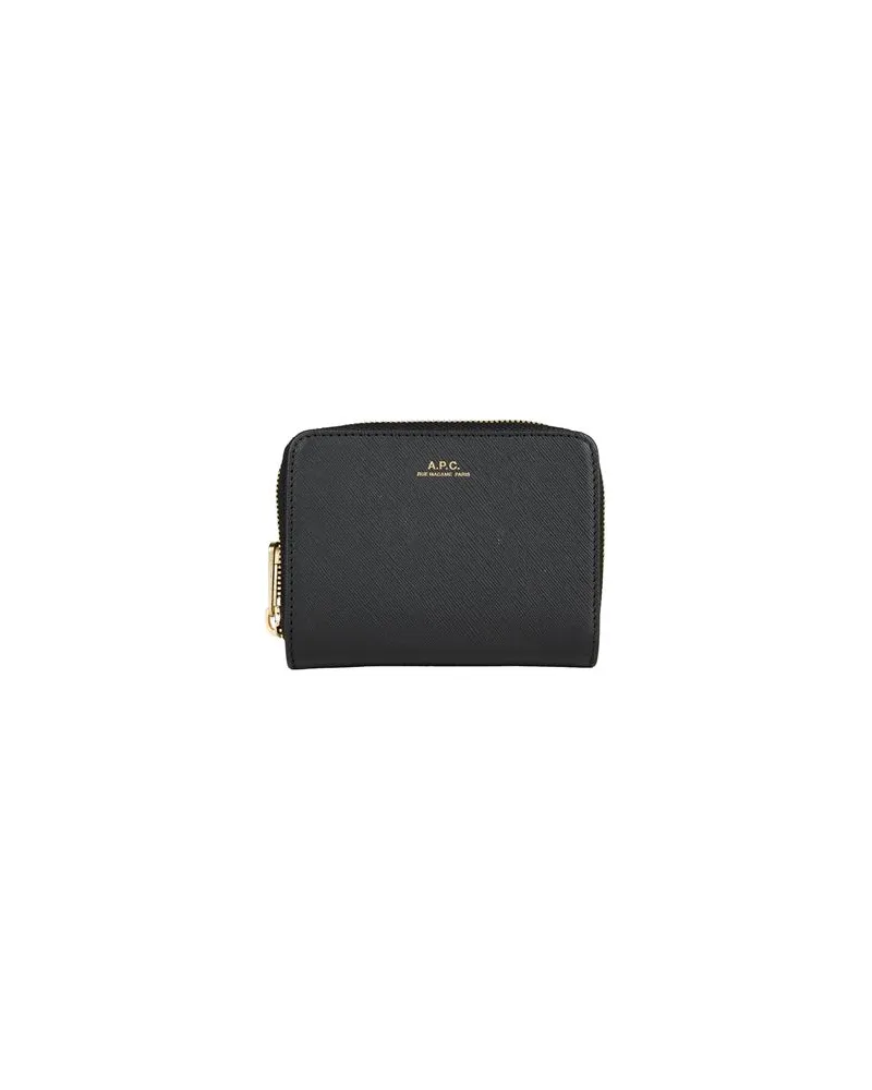 A.P.C. Kleinlederwaren - Brieftaschenauf YOOX.COM Schwarz