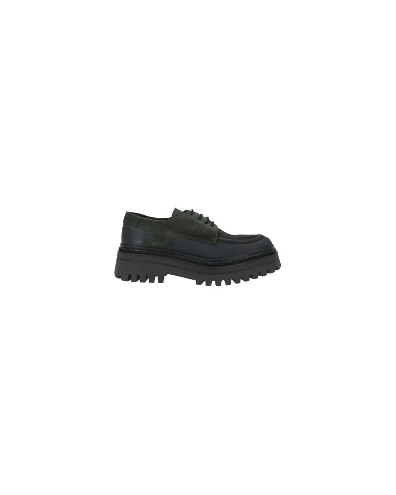ELVIO ZANON SCHUHE - Schnürschuheauf YOOX.COM Dunkelgrün