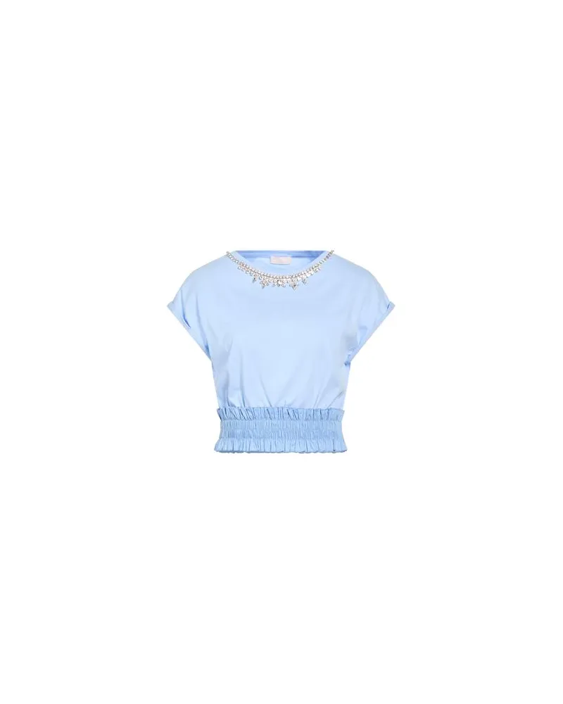 Liu Jo TOPS - T-shirtsauf YOOX.COM Himmelblau