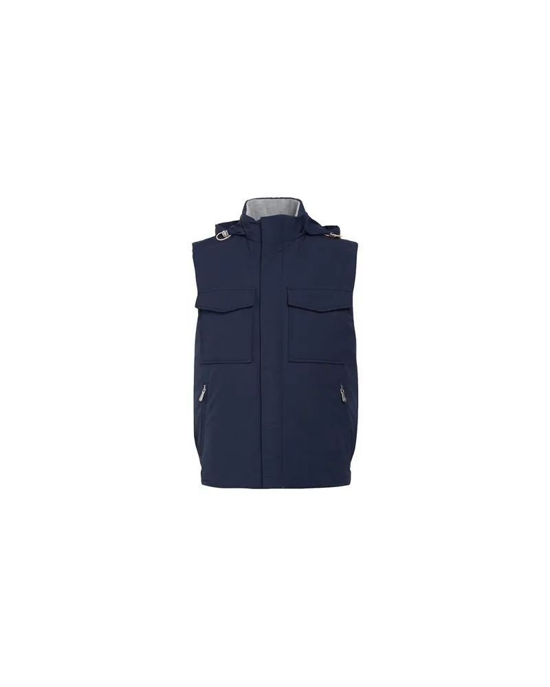 Eleventy JACKEN & MÄNTEL - Westenauf YOOX.COM Marineblau