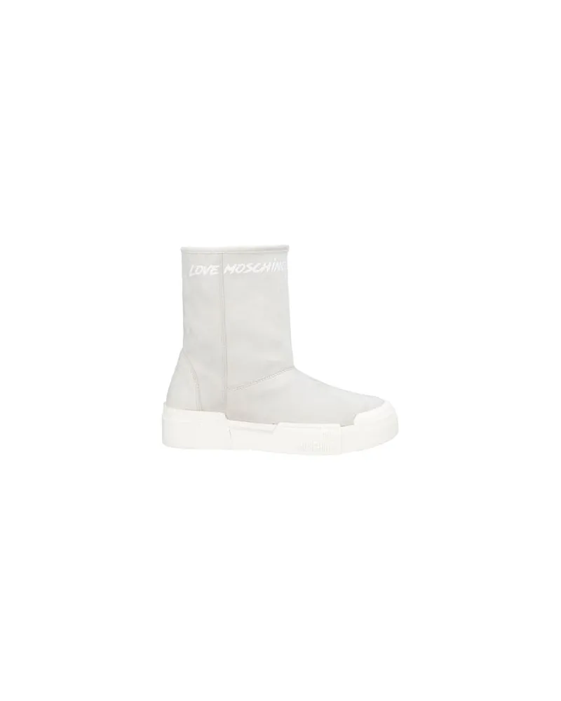 Moschino SCHUHE - Stiefelettenauf YOOX.COM Hellgrau