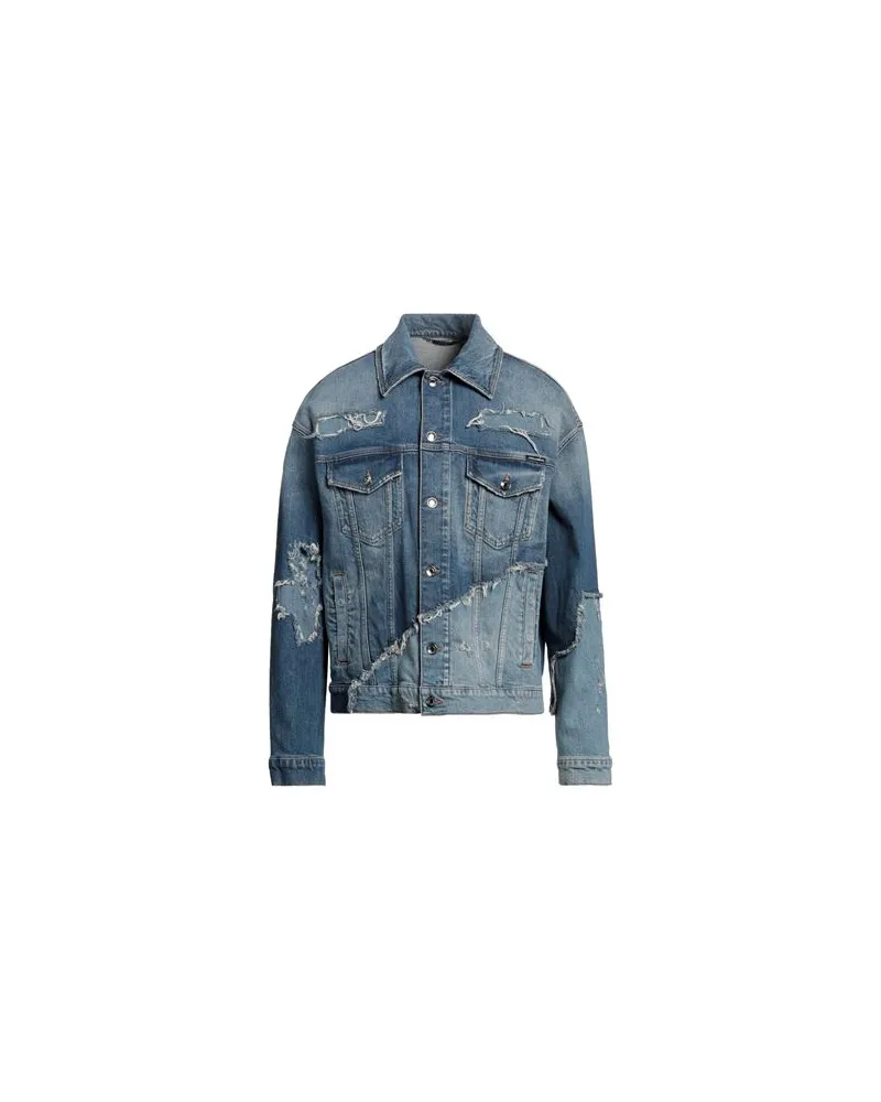 Dolce & Gabbana JACKEN & MÄNTEL - Jeansjacken/Mäntelauf YOOX.COM Blau
