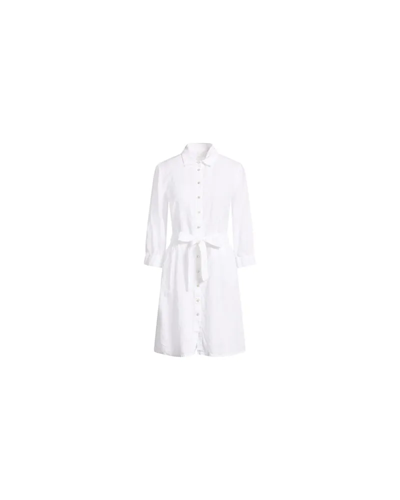120% Lino KLEIDER - Midi-Kleiderauf YOOX.COM Weiß