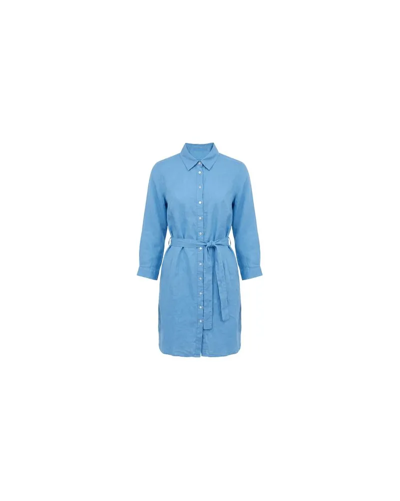 120% Lino KLEIDER - Midi-Kleiderauf YOOX.COM Hellblau