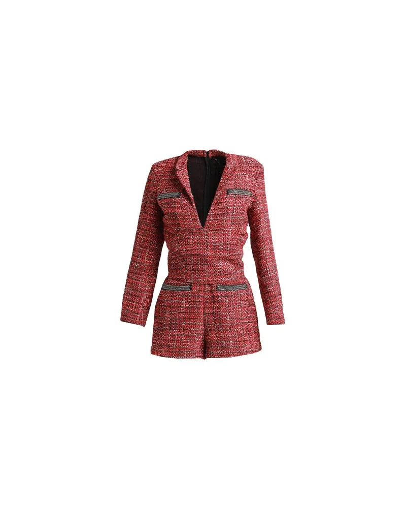 Maje OVERALLS - Playsuitsauf YOOX.COM Rot