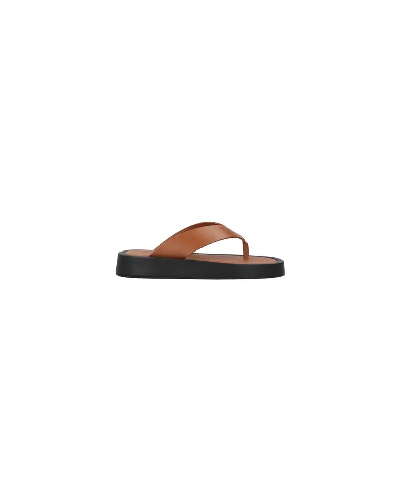 Alohas SCHUHE - Zehentrennerauf YOOX.COM Lederfarben